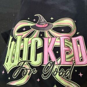 Wicked For Good Graphic Tee Adult Small